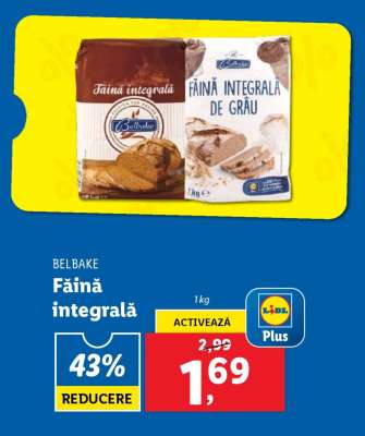 Belbake Făină integrală