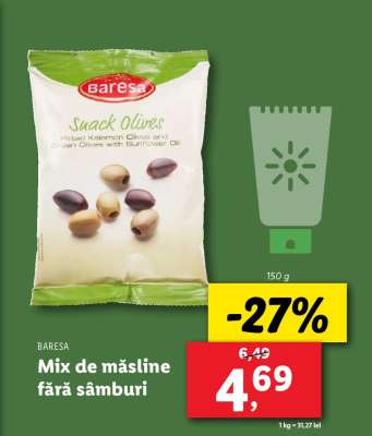 Mix de măsline fără sâmburi