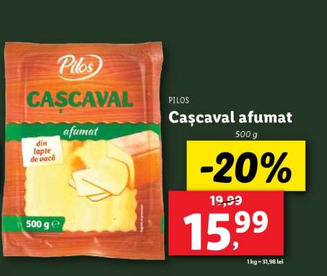Pilos Cașcaval afumat