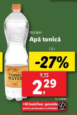 FREEWAY Apă tonică