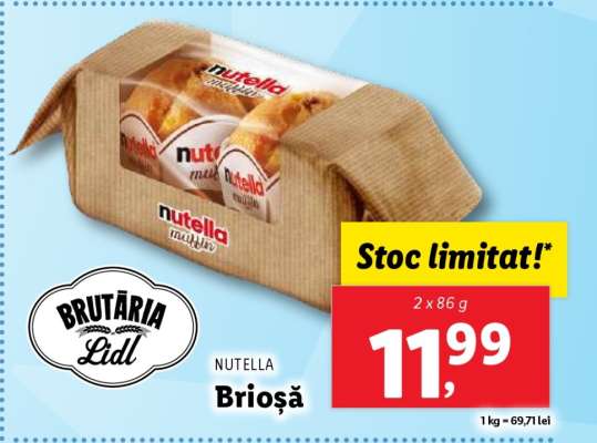 Nutella Brioșă