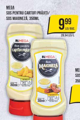 MEGA Sos pentru cartofi prăjiți / Sos maioneză, 350ml