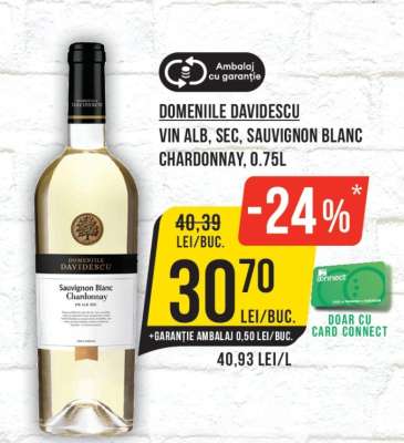 Domeniile Davidescu Sauvignon Blanc Chardonnay