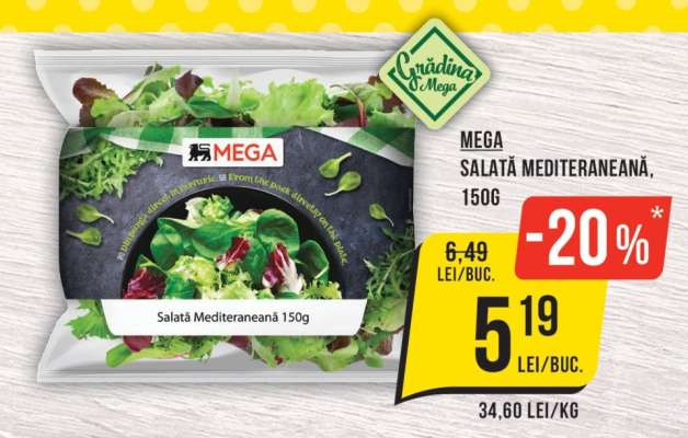 MEGA Salată Mediteraneană, 150g