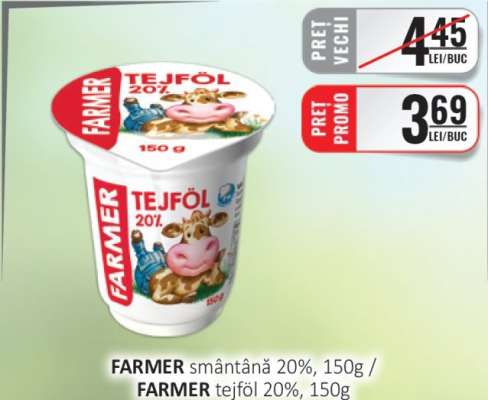 FARMER smântână 20%, 150g