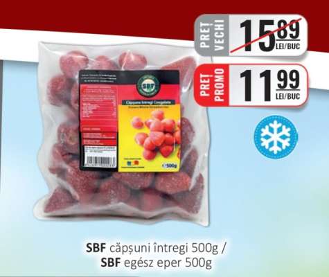 SBF căpșuni întregi 500g