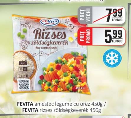 FEVITA amestec legume, cu orez 450g