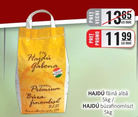 HAJDÚ făină albă 5kg