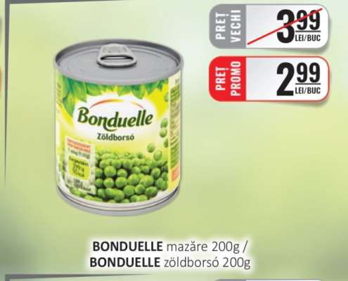 BONDUELLE mazăre 200g