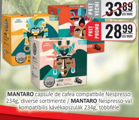 MANTARO capsule de cafea
