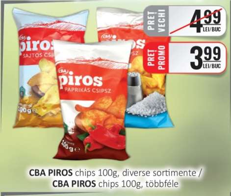CBA PIROS chips 100g