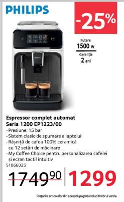 Espressor complet automat Seria 1200 EP1223/00