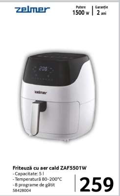 Friteuză cu aer cald ZAF5501W