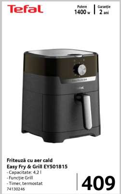 Friteuză cu aer cald Easy Fry & Grill EY501815