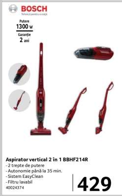 Aspirator vertical 2 în 1 BBHF214R