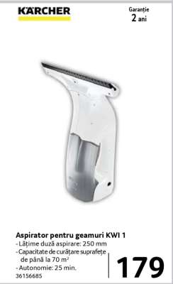 Aspirator pentru geamuri KWI 1
