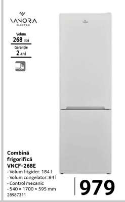 Combină frigorifică VNCF-268E