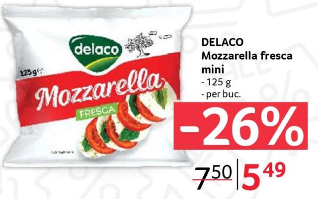 DELACO Mozzarella fresca mini