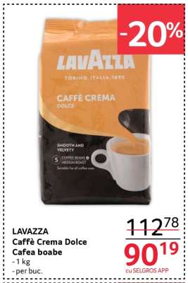 LAVAZZA Caffè Crema Dolce Cafea boabe