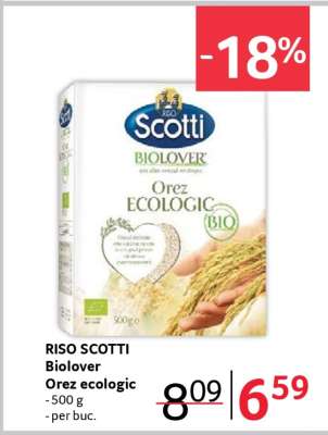 RISO SCOTTI Biolover Orez ecologic