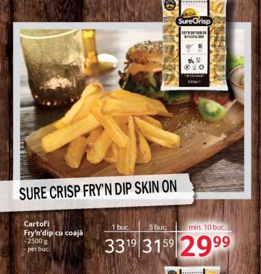 SURE CRISP FRY’N DIP SKIN ON