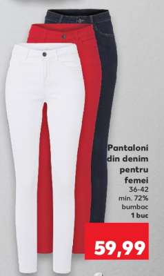 Pantaloni din denim pentru femei