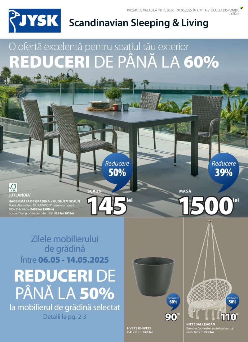 Cataloage JYSK - 06.05.2025 - 04.06.2025.