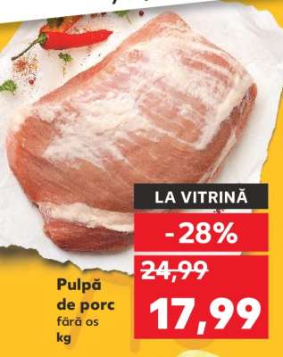 Pulpă de porc fără os