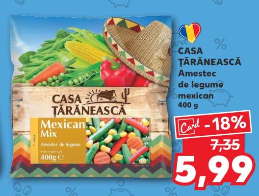 CASA ȚĂRĂNEASCĂ Amestec de legume mexican