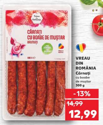 Cârnați cu boabe de muștar