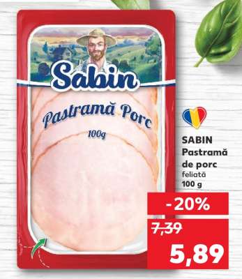 SABIN Pastramă de porc