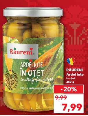RĂURENI Ardei iute în oțet