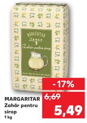 MARGARITAR Zahăr pentru sirop
