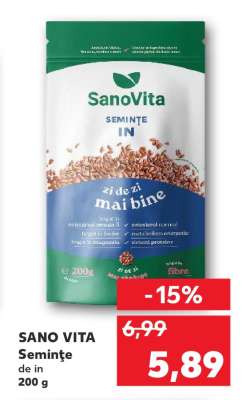 SANO VITA Semințe de in