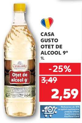 CASA GUSTO Oțet de alcool 9°