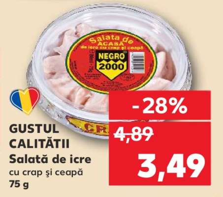 Salată de icre cu crap și ceapă