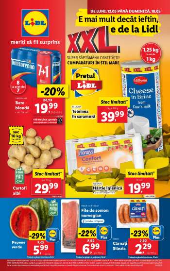 Cataloage Lidl - 12.05.2025 - 18.05.2025.