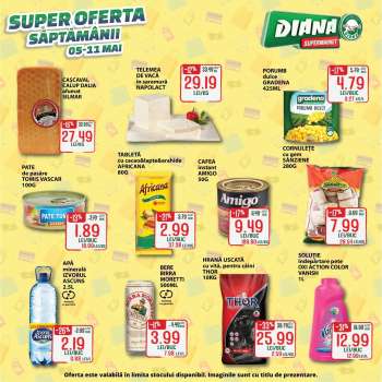Cataloage Diana supermarket - 05.05.2025 - 11.05.2025.