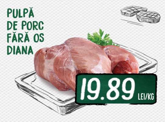 PULPĂ DE PORC FĂRĂ OS DIANA