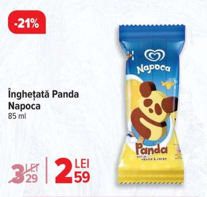 Înghețată Panda Napoca
