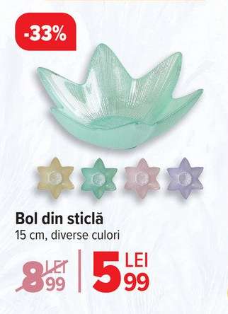 Bol din sticlă