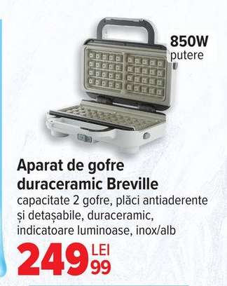 Aparat de gofre duraceramic Breville