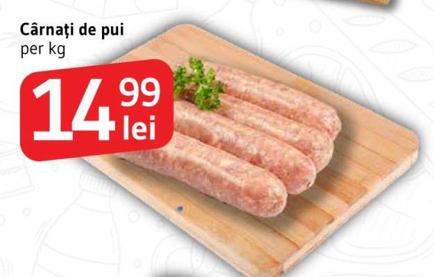 Cârnați de pui