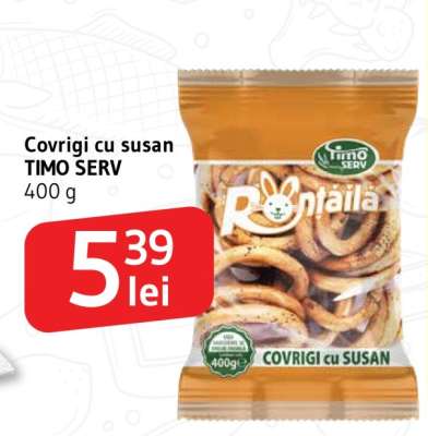 Covrigi cu susan TIMO SERV