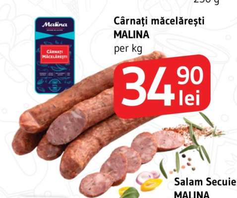 Cârnați măcelărești MALINA