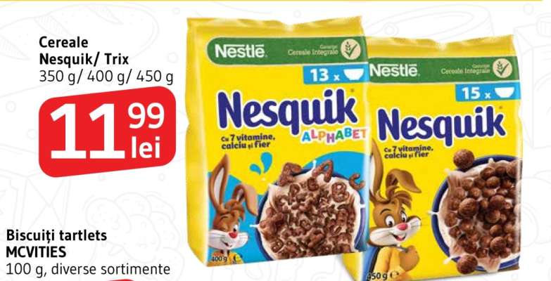 Cereale Nesquik/Trix