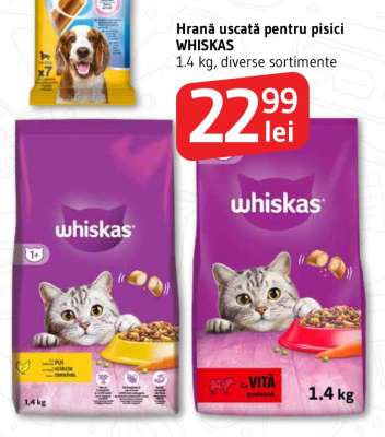 Hrană uscată pentru pisici Whiskas