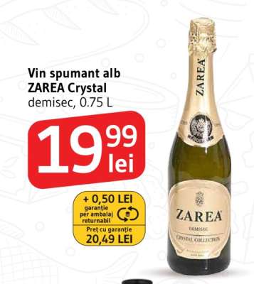 Vin spumant alb ZAREA Crystal