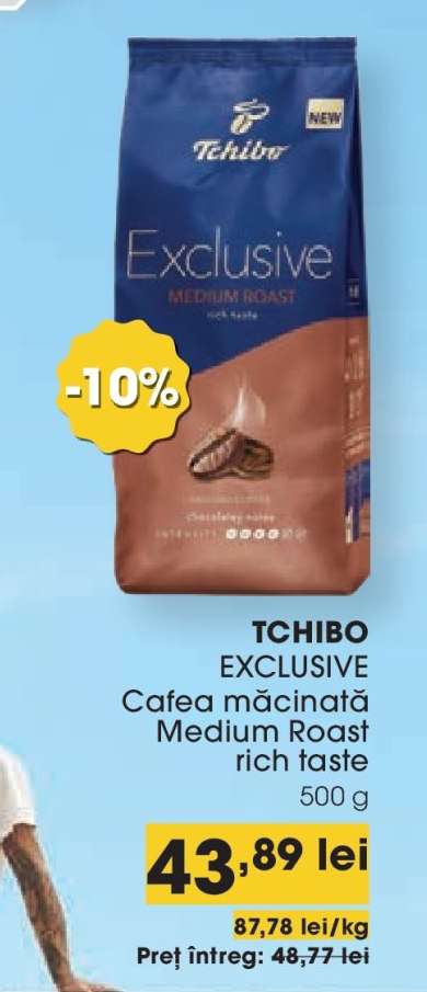 TCHIBO EXCLUSIVE Cafea măcinată Medium Roast rich taste