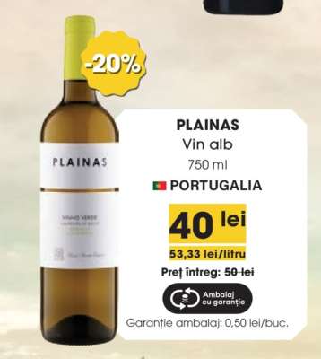 PLAINAS Vin alb